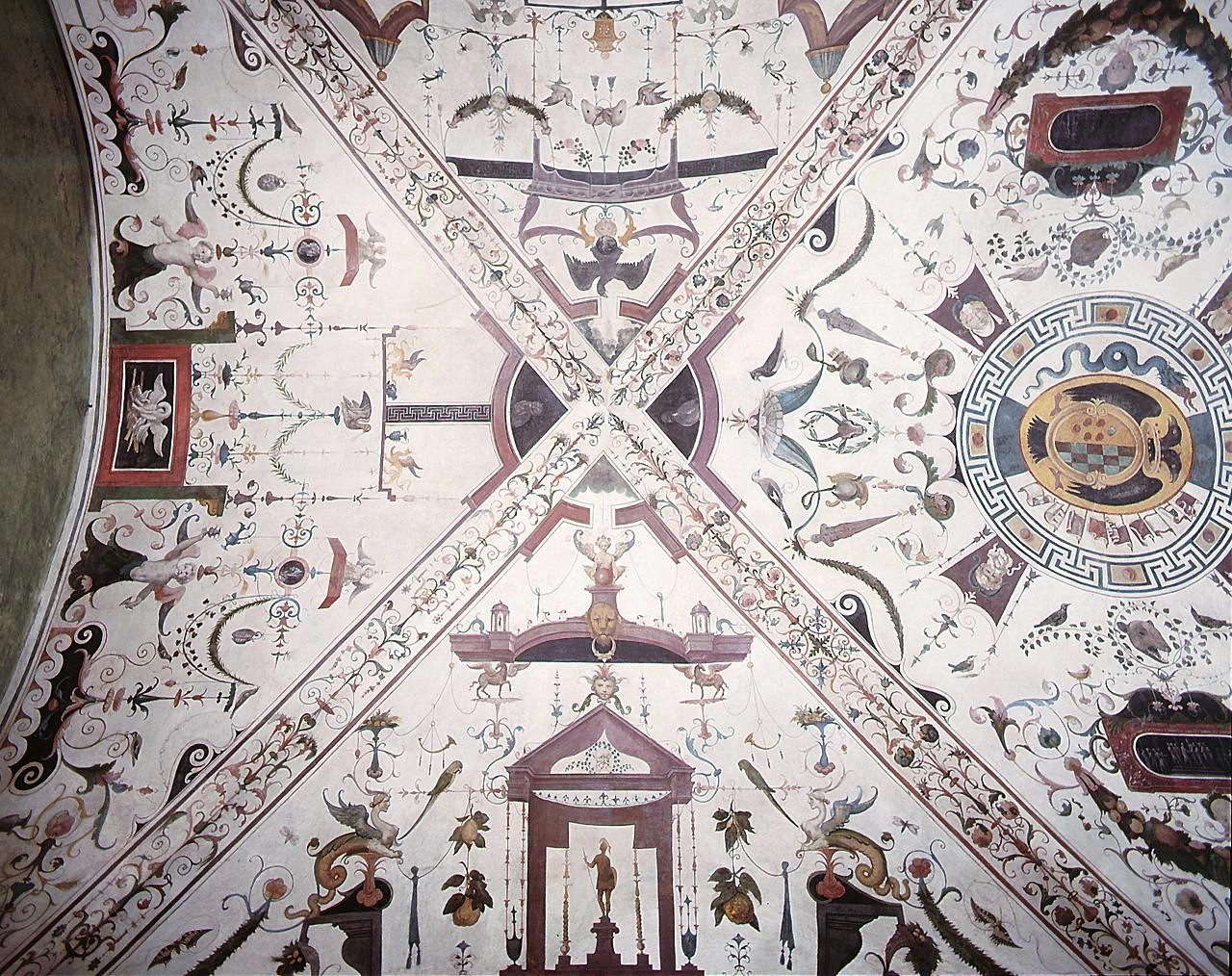 Motivi decorativi a grottesche - Museo di Palazzo vecchio, Firenze